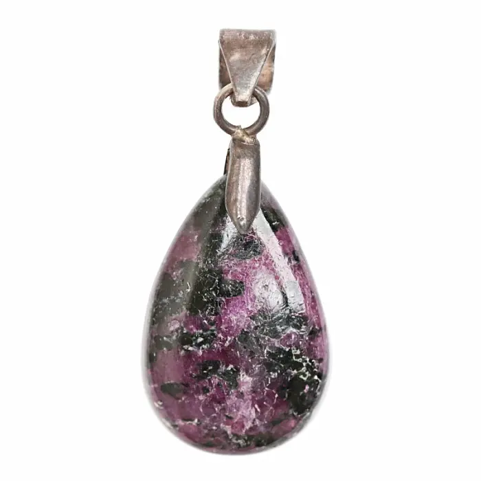 Rubín přívěsek stříbro Ag 925 č. 3 - 2,2 cm, 4,5 g