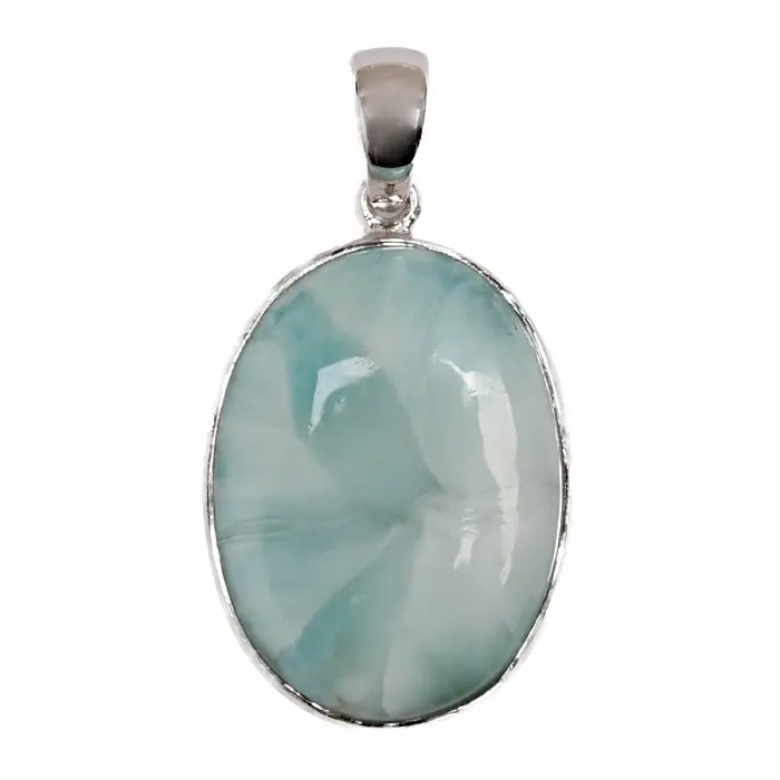 Larimar přívěsek stříbro Ag 925 VHP010789 - 3 - 2 cm, 4 g