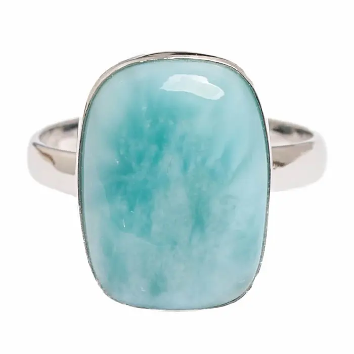 Larimar prsten stříbro Ag 925 VHR010773 - 3 - 56 mm (US 7,5), 4,5 g
