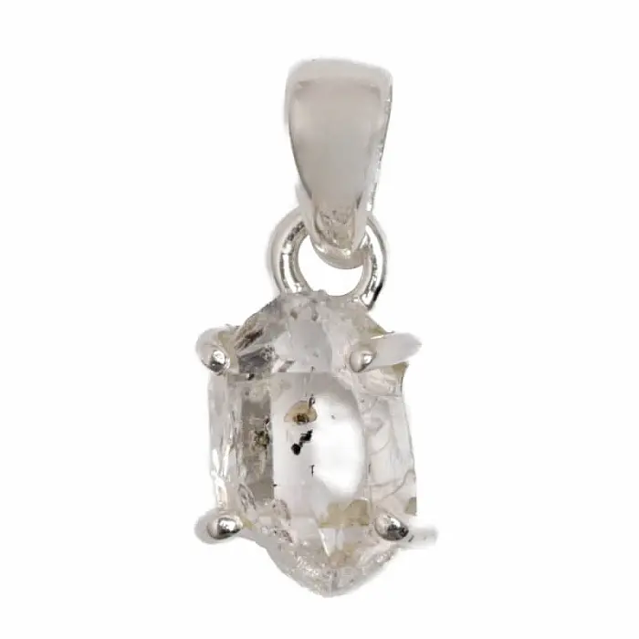 Herkimer diamant přívěsek stříbro Ag 925 P3271 - 0,9 cm, 1,2 g