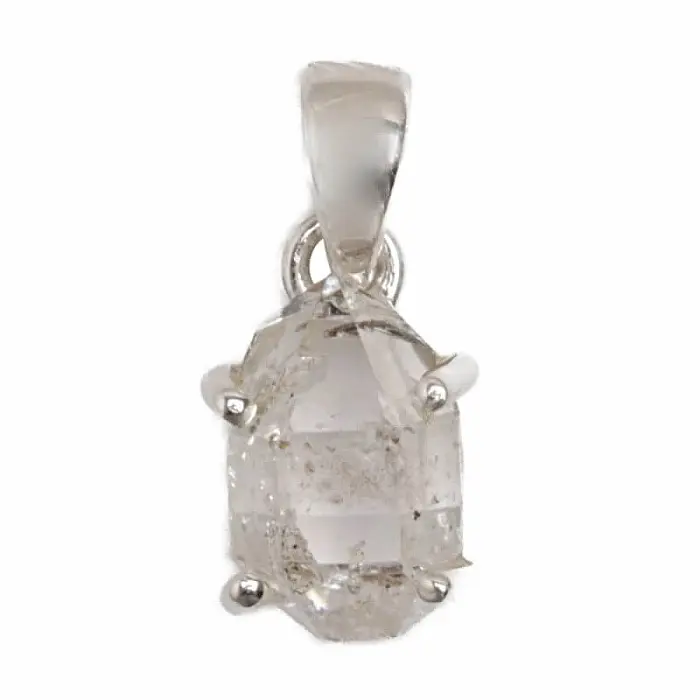 Herkimer diamant přívěsek stříbro Ag 925 P3274 - 0,9 cm, 1 g
