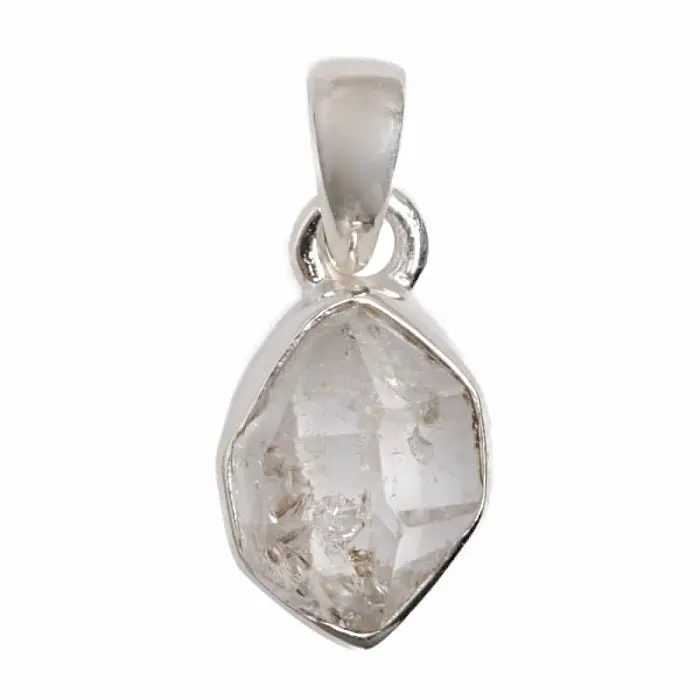 Herkimer diamant přívěsek stříbro Ag 925 P3365 - 1,1 cm, 1,8 g