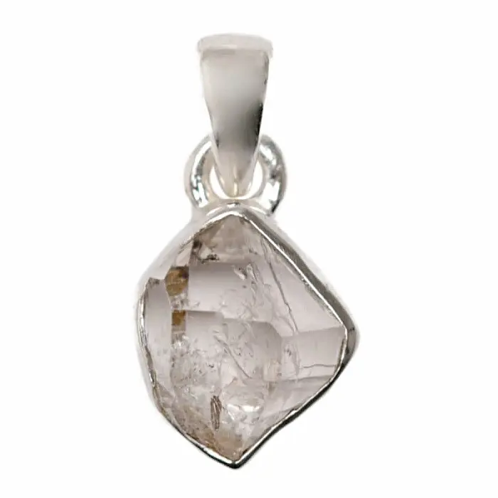 Herkimer diamant přívěsek stříbro Ag 925 P3373 - 1,1 cm, 1,8 g