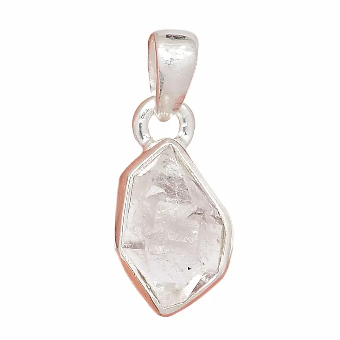 Herkimer diamant přívěsek stříbro Ag 925 P3382 - 1,2 cm, 1,8 g