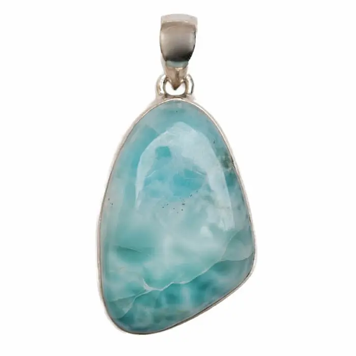 Larimar přívěsek stříbro Ag 925 P3424 - 3 cm, 10 g