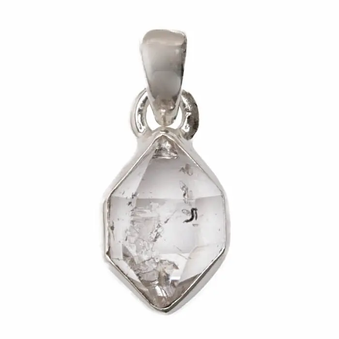 Herkimer diamant přívěsek stříbro Ag 925 P3427 - 1,1 cm, 1,3 g
