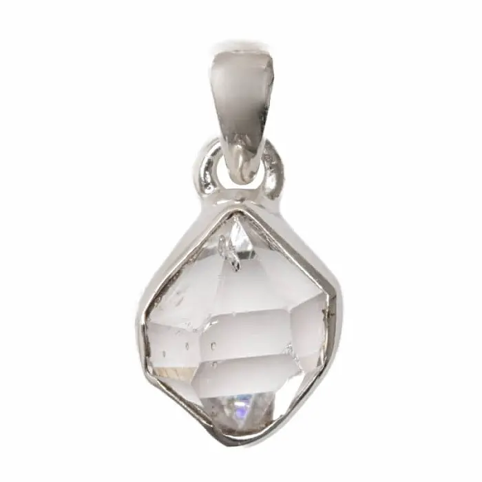 Herkimer diamant přívěsek stříbro Ag 925 P3441 - 1,1 cm, 1,8 g