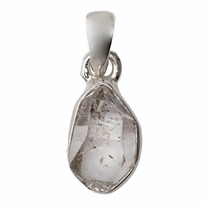 Herkimer diamant přívěsek stříbro Ag 925 P3447 - 1,1 cm, 1,5 g