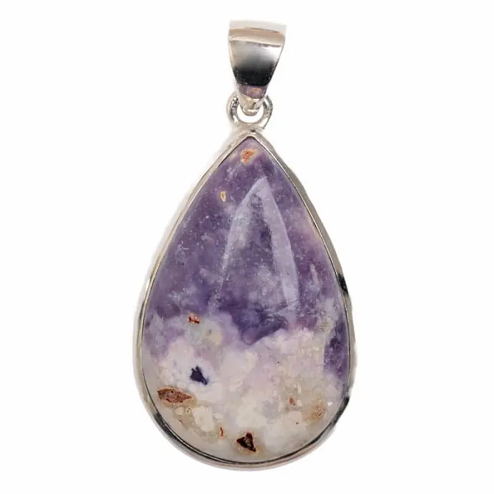 Opál Violet flame přívěsek stříbro Ag 925 P346 - 3,4 cm, 9,5 g