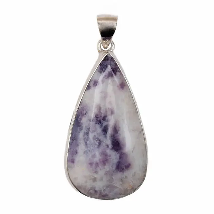 Opál Violet flame přívěsek stříbro Ag 925 P357 - 4,1 cm, 11,1 g