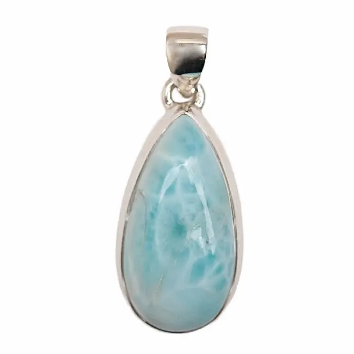 Larimar přívěsek stříbro Ag 925 P3697 - 2,8 cm, 7,2 g