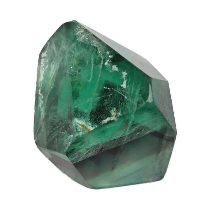 Fluorit duhový broušený 5 - cca 3,9 x 2,8 cm, 36 g