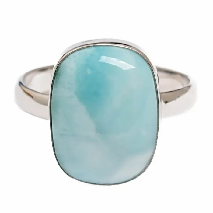 Larimar prsten stříbro Ag 925 VHR010773 - 6 - 60 mm (US 9,5), 4,5 g