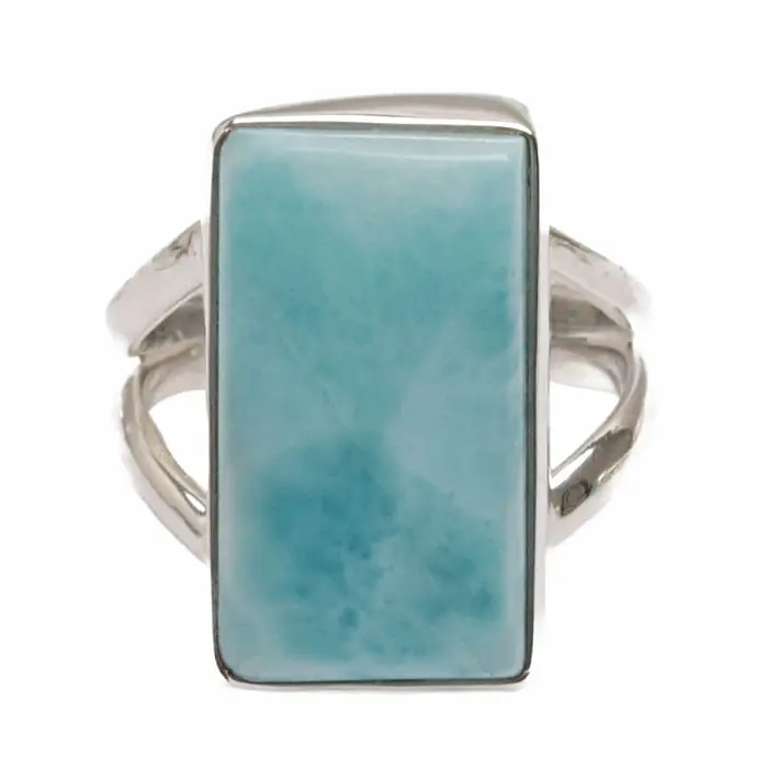 Larimar prsten stříbro Ag 925 R69 - 54 mm (US 7), 6 g