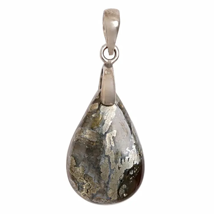 Pyrit přívěsek stříbro Ag 925 č. 9 - 2,7 cm, 6,3 g
