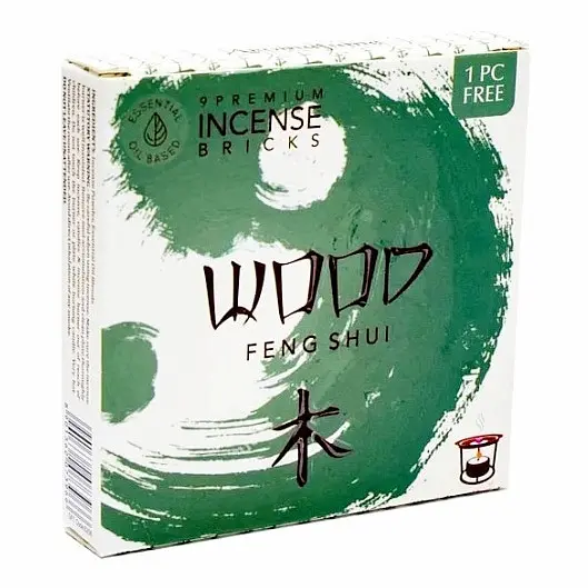 Vonné cihličky Aromafume Wood - dřevo - 40 g, 9 ks