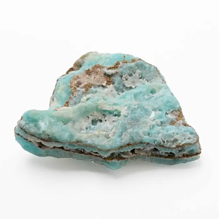 Aragonit modrý surový Afghánistán 2 - 6,4 x 8,7 cm, 127 g