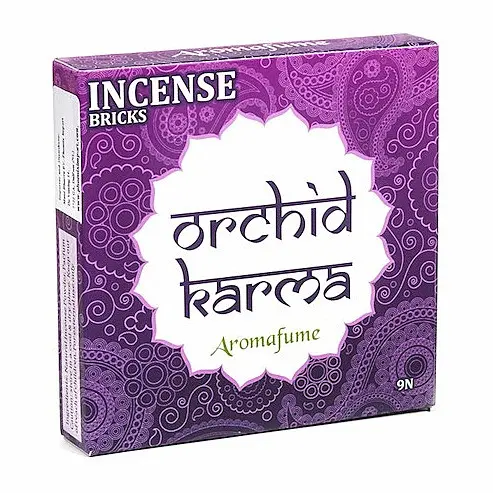 Vonné cihličky Aromafume Orchid Karma - 40 g, 9 ks