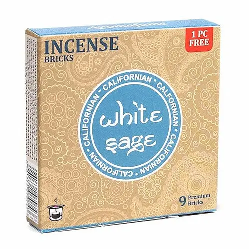 Vonné cihličky Aromafume White sage - 40 g, 9 ks