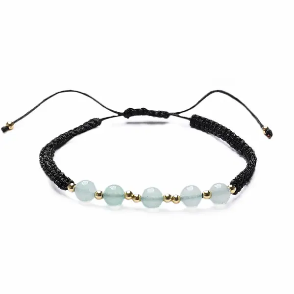 Avanturín náramek se Shamballa zapínáním - obvod cca 16 až 25 cm