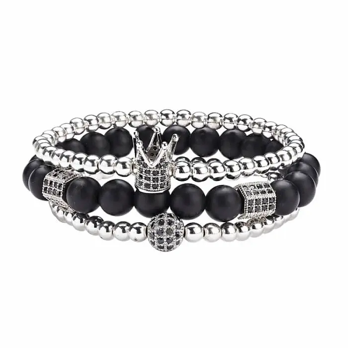 Sada tří módních náramků Queen - obvod cca 16 až 21 cm
