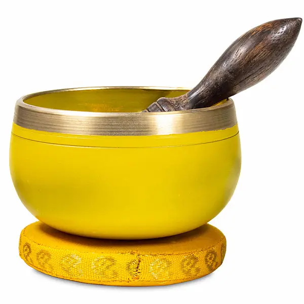 Zpívající miska pro čakru solar plexu - cca 7,6 cm