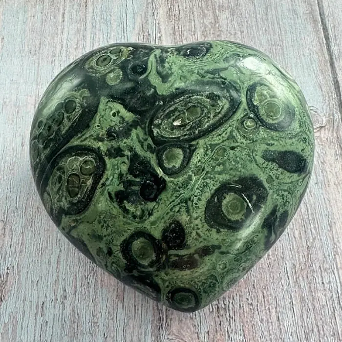 Jaspis kambaba leštěný Madagaskar Srdce M9-7 - cca 9,4 x 9,2 cm, 515,9 g