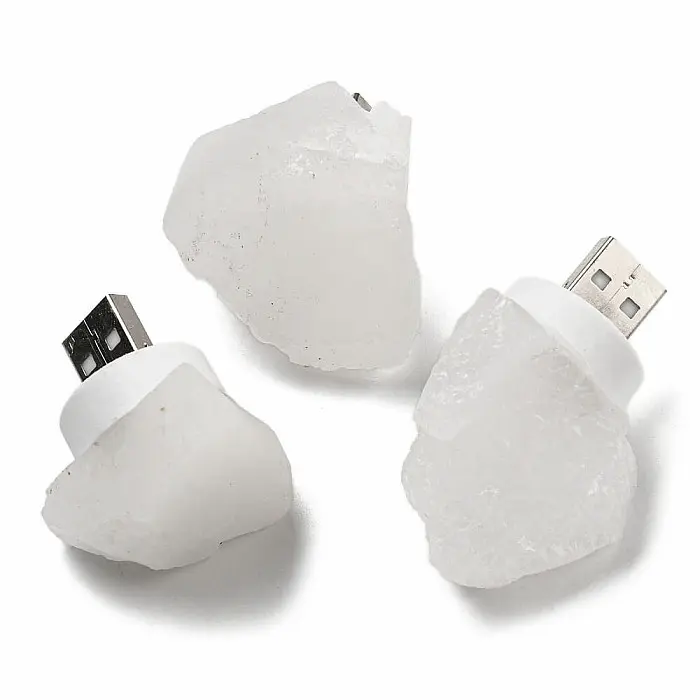 Křišťálová USB lampička - cca 3 - 4,5 x 2,5 - 4 cm