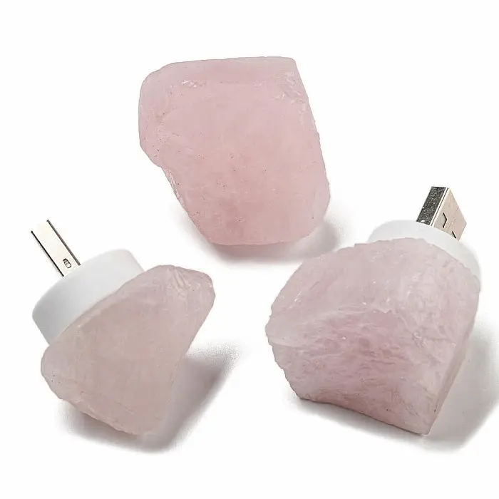 Růženínová USB lampička - cca 3 - 4,5 x 2,5 - 4 cm