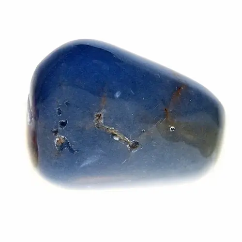 Křemen modrý tromlovaný - XL - cca 3 - 4 cm