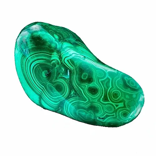 Malachit tromlovaný -