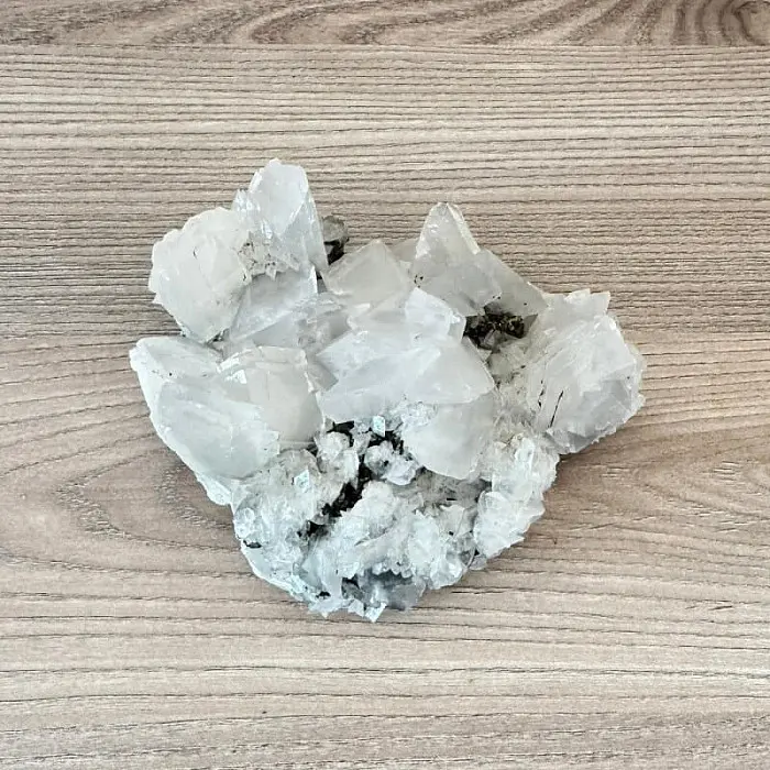 Pyrit, kalcit, galenit drůza Kosovo 20 - cca 12 x 8,5 cm, 839 g