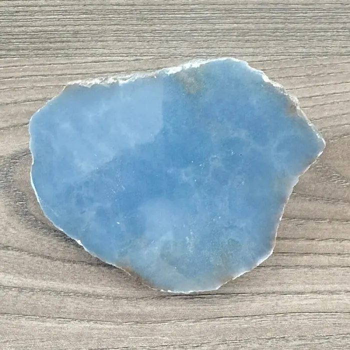 Angelit leštěná půlka Peru č. 4 - cca 6,4 x 8,3 cm, 207,8 g