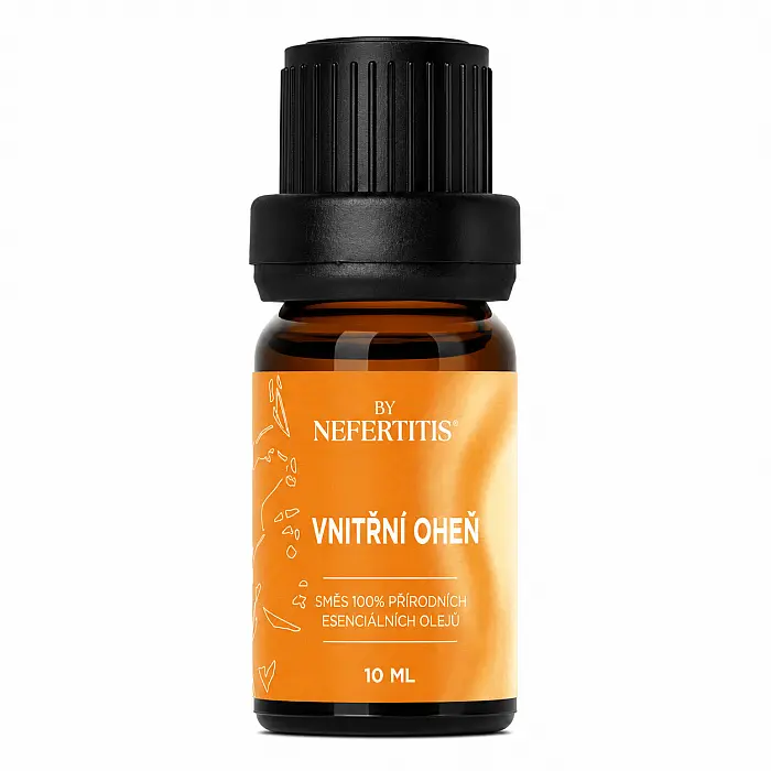 By Nefertitis směs 100% esenciálních olejů VNITŘNÍ OHEŇ - 10 ml