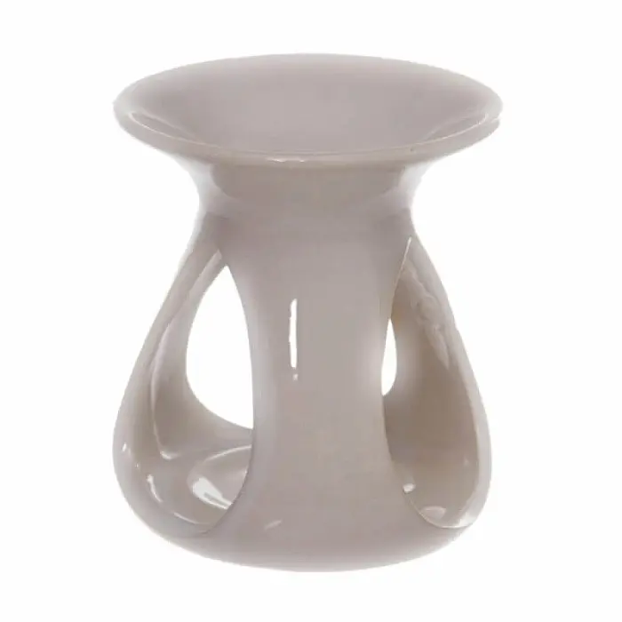 Aroma lampa keramická bílá Kapka - cca 9,5 x 10,5 cm