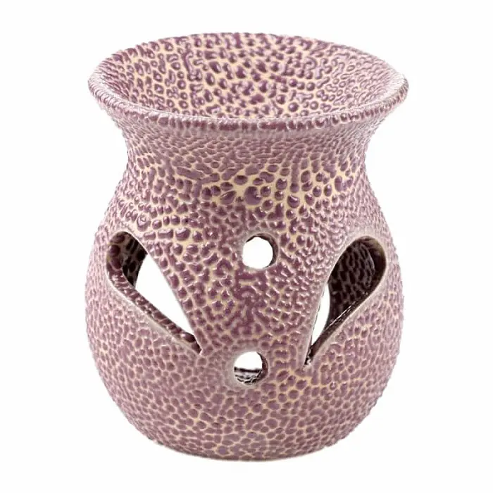 Aroma lampa keramická Purple rain - cca 7 x 8 cm
