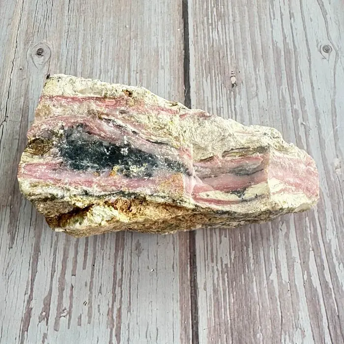 Opál růžový surový 10 - cca 10 x 4 cm, 217 g