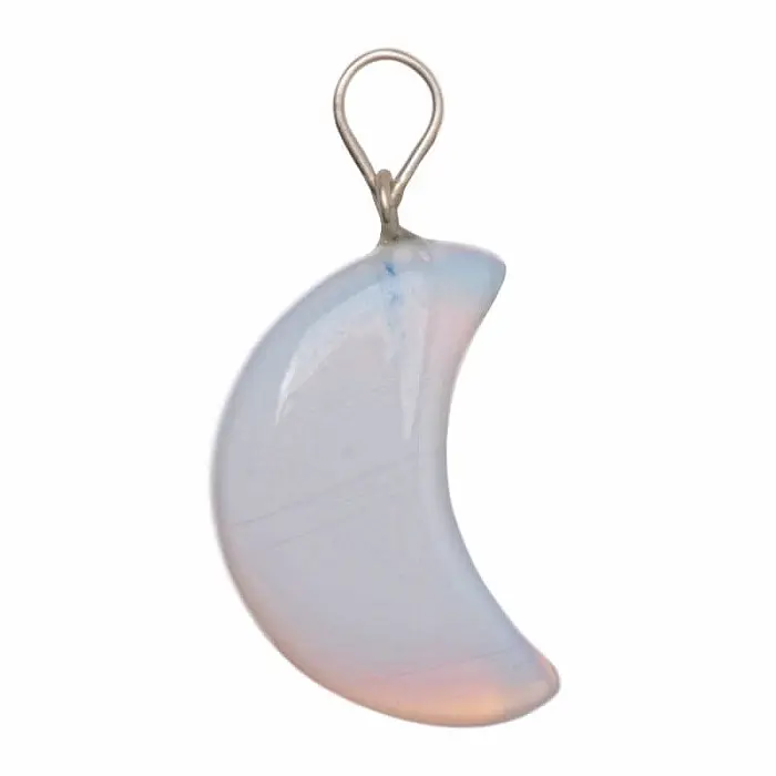 Opalit přívěsek půlměsíc - cca 2,8 cm