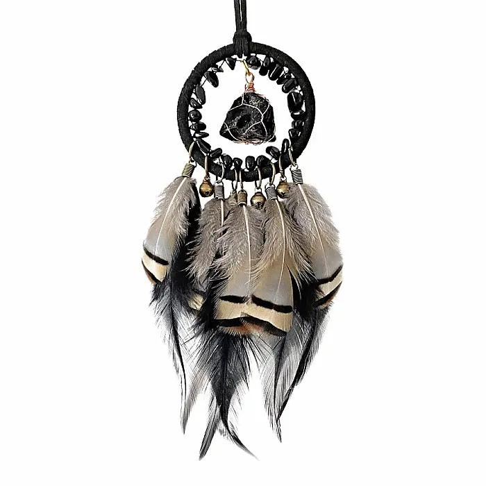 Feng Shui závěs Black Obsidian - cca 35 cm