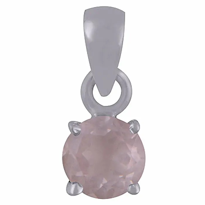 Stříbrný přívěsek s růženínem - 6 mm, 1,4 g