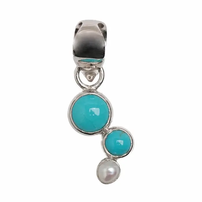 Tyrkys přívěsek stříbro Ag 925 SCH114-2 - 2,4 cm, 1,4 g