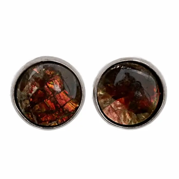 Amolit náušnice stříbro Ag 925 SCH17-1 - 9,4 mm, 2,6 g