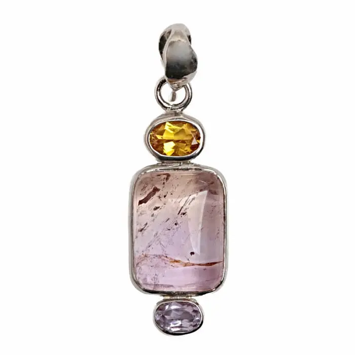 Ametrín s citrínem přívěsek stříbro Ag 925 SCH277-2 - 2,9 cm, 5,9 g