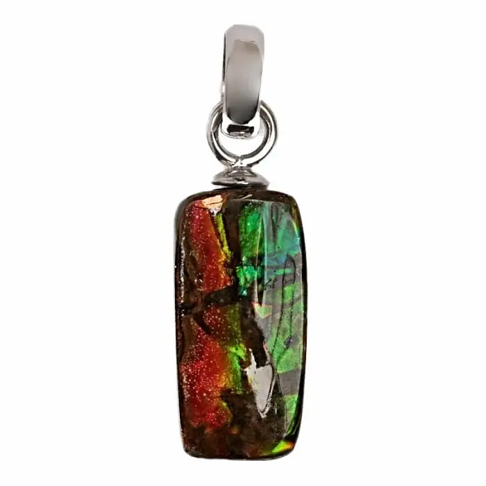 Amolit přívěsek stříbro Ag 925 SCH322-4 - 0,89 x 1,8 cm, 2,5 g