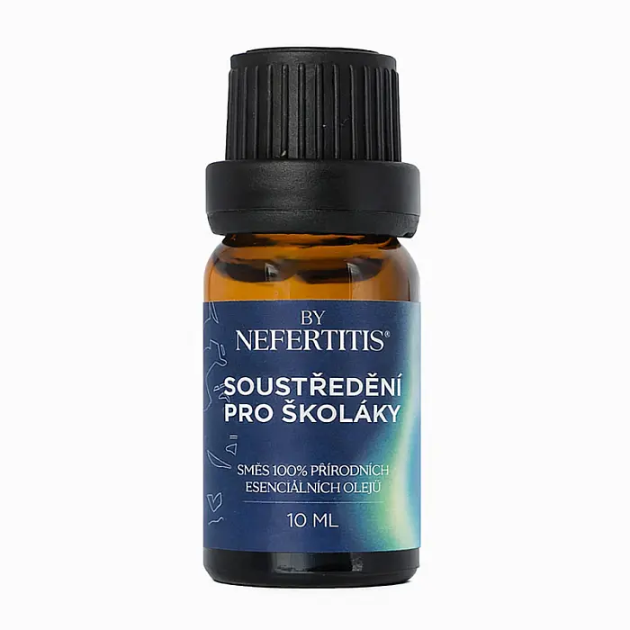 By Nefertitis směs 100% esenciálních olejů SOUSTŘEDĚNÍ PRO ŠKOLÁKY - 10 ml
