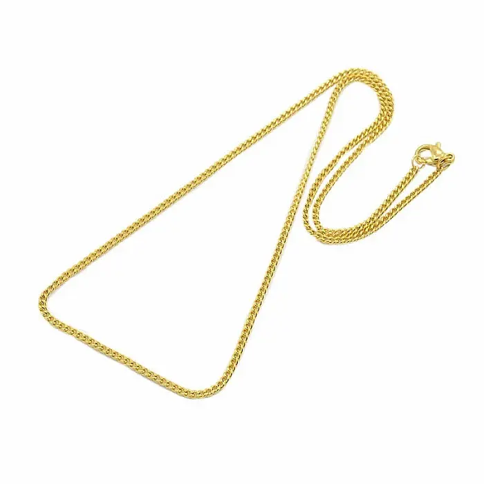 Řetízek Curb styl nerezová ocel 50 cm - cca 50 cm