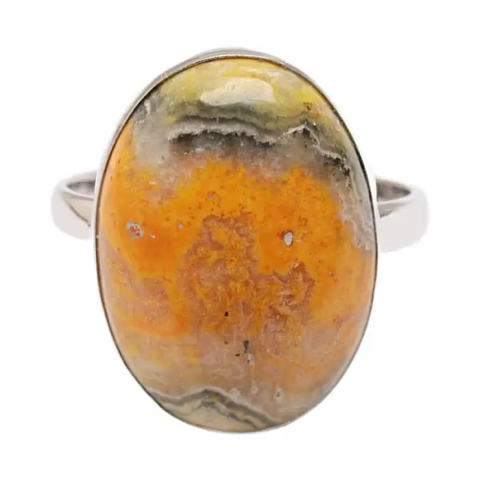Jaspis čmeláčí prsten stříbro Ag 925 VHR010623 - 1 - 52 mm (US 6), 5,4 g