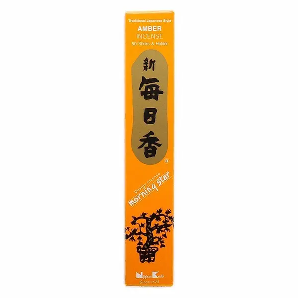 Vonné tyčinky Nippon Kodo Morning star amber - 50 ks