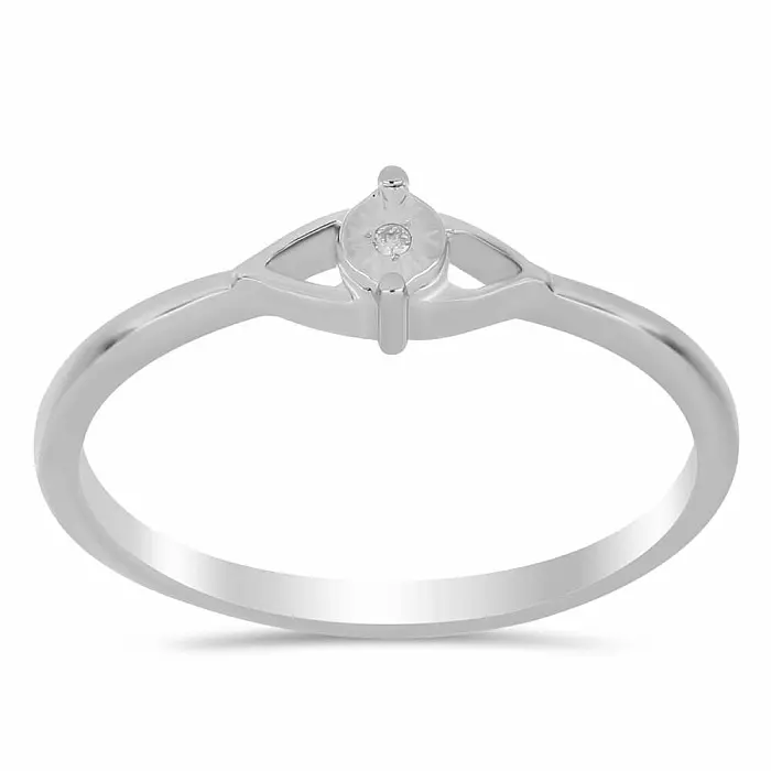 Prsten stříbrný s broušeným diamantem Ag 925 017332 DIA
