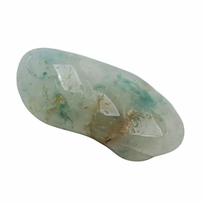 Aqualite (apatit v křišťálu) tromlovaný - L - cca 2,5 - 3 cm